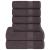 Set prosoape 6 piese Antracit 360 g/m² 100% bumbac GartenMobel Dekor