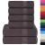 Set prosoape 6 piese Antracit 360 g/m² 100% bumbac GartenMobel Dekor
