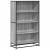 Bibliotecă, gri sonoma, 80,5x35x139 cm, lemn prelucrat GartenMobel Dekor