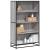 Bibliotecă, gri sonoma, 80,5x35x139 cm, lemn prelucrat GartenMobel Dekor