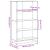 Bibliotecă, gri sonoma, 80,5x35x139 cm, lemn prelucrat GartenMobel Dekor