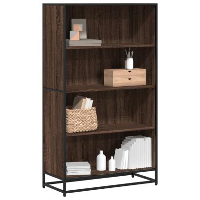 Bibliotecă, stejar maro, 80,5x35x139 cm, lemn prelucrat GartenMobel Dekor