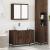 Set mobilier de baie, 2 piese, stejar maro, lemn prelucrat GartenMobel Dekor