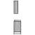 Set mobilier de baie, 2 piese, gri sonoma, lemn prelucrat GartenMobel Dekor