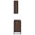 Set mobilier de baie, 2 piese, stejar maro, lemn prelucrat GartenMobel Dekor