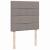 Cadru de pat otoman cu saltea Taupe 90x190cm Material GartenMobel Dekor