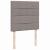 Cadru de pat otoman cu saltea Taupe 90x200cm Material GartenMobel Dekor