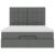 Cadru pat otoman cu saltea țesătură gri închis 140x200 cm GartenMobel Dekor