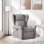 Fotoliu de masaj rabatabil, gri taupe, material textil GartenMobel Dekor