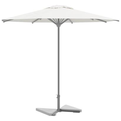 Plăci cu greutate umbrelă 2 buc granit gri triunghiular 14 kg GartenMobel Dekor