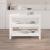 Banc de lucru, alb, 110,5x50x80 cm, lemn masiv pin GartenMobel Dekor