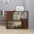 Bibliotecă/Separator de cameră, stejar maro, 80x24x63 cm GartenMobel Dekor