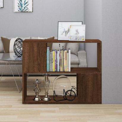 Bibliotecă/Separator de cameră, stejar maro, 80x24x63 cm GartenMobel Dekor