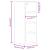 Dulap suspendat, alb, 20x29,5x60 cm, PAL GartenMobel Dekor