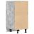 Dulap inferior, gri beton, 40x44,5x81,5 cm, PAL GartenMobel Dekor
