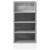 Dulap inferior, gri beton, 40x44,5x81,5 cm, PAL GartenMobel Dekor
