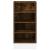 Dulap de fund stejar afumat 40x44,5x81,5 cm Lemn prelucrat GartenMobel Dekor