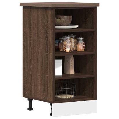 Dulap inferioară stejar maro 40x44,5x81,5 cm lemn prelucrat GartenMobel Dekor