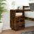 Noptiera cu 2 sertare stejar afumat 36x36x68 cm GartenMobel Dekor