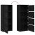 Bibliotecă Stejar negru 40x24x102 cm Lemn prelucrat GartenMobel Dekor