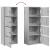 Bibliotecă, gri sonoma, 40x24x102 cm, lemn prelucrat GartenMobel Dekor