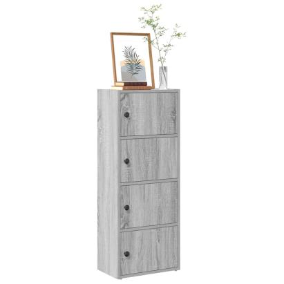Bibliotecă, gri sonoma, 40x24x102 cm, lemn prelucrat GartenMobel Dekor