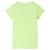 Tricou pentru copii, galben neon, 128 GartenMobel Dekor