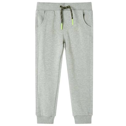 Pantaloni de trening pentru copii, kaki deschis, 104 GartenMobel Dekor