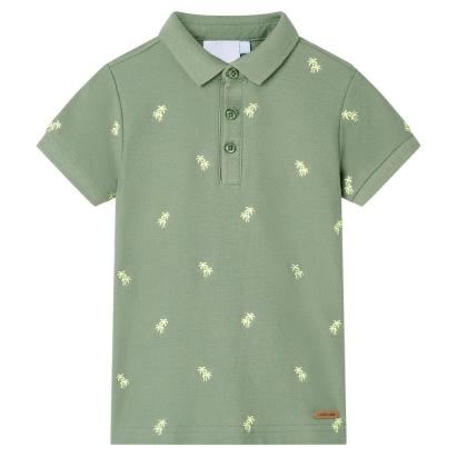 Tricou polo pentru copii, kaki, 104 GartenMobel Dekor