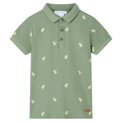 Tricou polo pentru copii, kaki, 128 GartenMobel Dekor