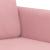 Set canapele, 2 piese, roz, catifea GartenMobel Dekor