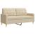 Set de canapele, 2 piese, crem, material textil GartenMobel Dekor