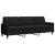 Set de canapele cu perne, 2 piese, negru, catifea GartenMobel Dekor