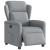 Fotoliu rabatabil electric, gri deschis, textil GartenMobel Dekor