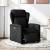 Fotoliu rabatabil electric, negru, material textil GartenMobel Dekor