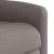 Fotoliu rabatabil electric, gri taupe, material textil GartenMobel Dekor