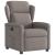 Fotoliu rabatabil electric, gri taupe, material textil GartenMobel Dekor