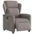 Fotoliu rabatabil electric, gri taupe, material textil GartenMobel Dekor