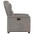 Fotoliu rabatabil electric, gri taupe, material textil GartenMobel Dekor