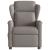 Fotoliu rabatabil electric, gri taupe, material textil GartenMobel Dekor