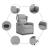 Scaun reclinabil electric Cloud Grey Fabric GartenMobel Dekor