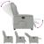Scaun reclinabil electric pentru masaj Cloud Grey Fabric GartenMobel Dekor
