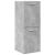 Set mobilier de baie, 4 piese, gri beton, lemn compozit GartenMobel Dekor