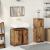 Set mobilier de baie, 3 piese, lemn vechi, lemn prelucrat GartenMobel Dekor