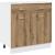 Set dulapuri de bucătărie 7 piese Artisan Stejar lemn prelucrat GartenMobel Dekor