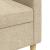 Canapea cu 3 locuri, crem, 210 cm, material textil GartenMobel Dekor