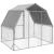 Pui de găină cu acoperiș 2,5x2x2,25 m oțel galvanizat GartenMobel Dekor