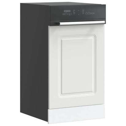Panou pentru mașină de spălat vase "Kalmar" alb lemn prelucrat GartenMobel Dekor