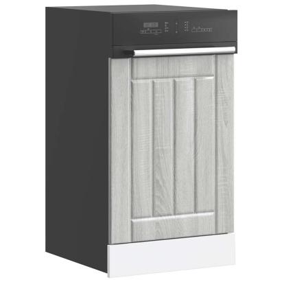 Panou pentru mașină de spălat vase „Lucca” Lemn Sonoma gri GartenMobel Dekor
