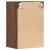 Dulap suspendat, stejar maro, 40x29,5x60 cm, lemn prelucrat GartenMobel Dekor